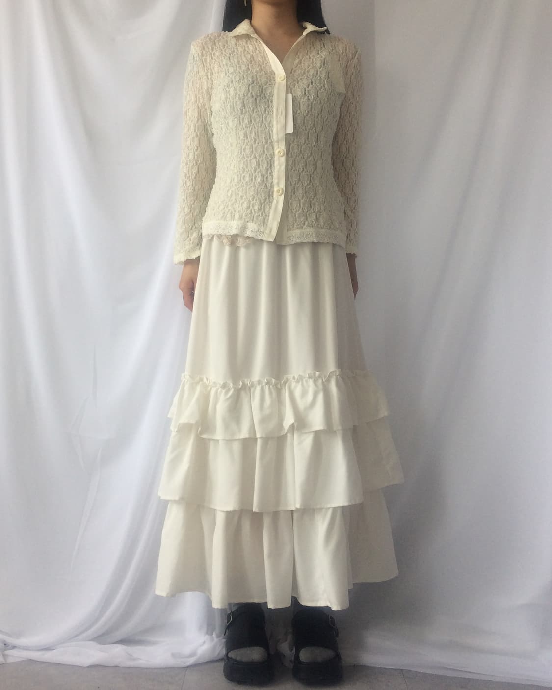 Lace shirt 상품이미지5