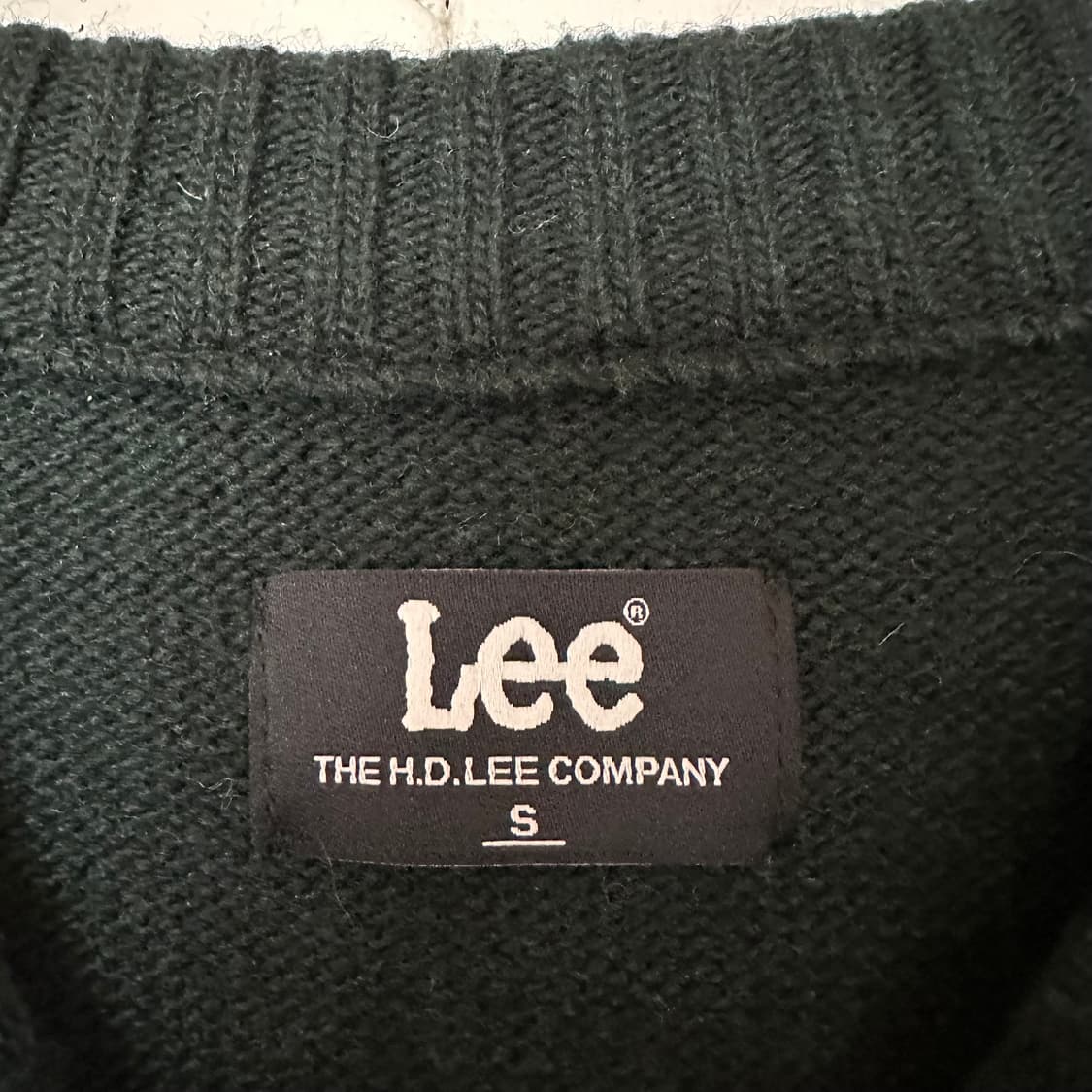 S LEE 라운드 니트 그린 상품이미지3