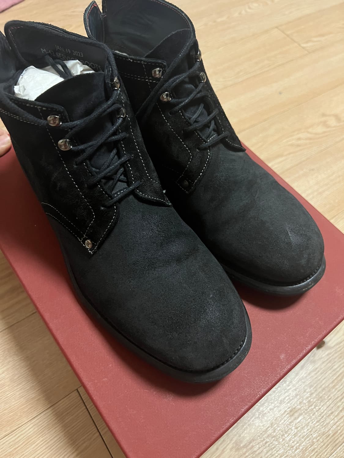 그라더스 grds 부츠02 블랙 255 스웨이드 상품이미지4