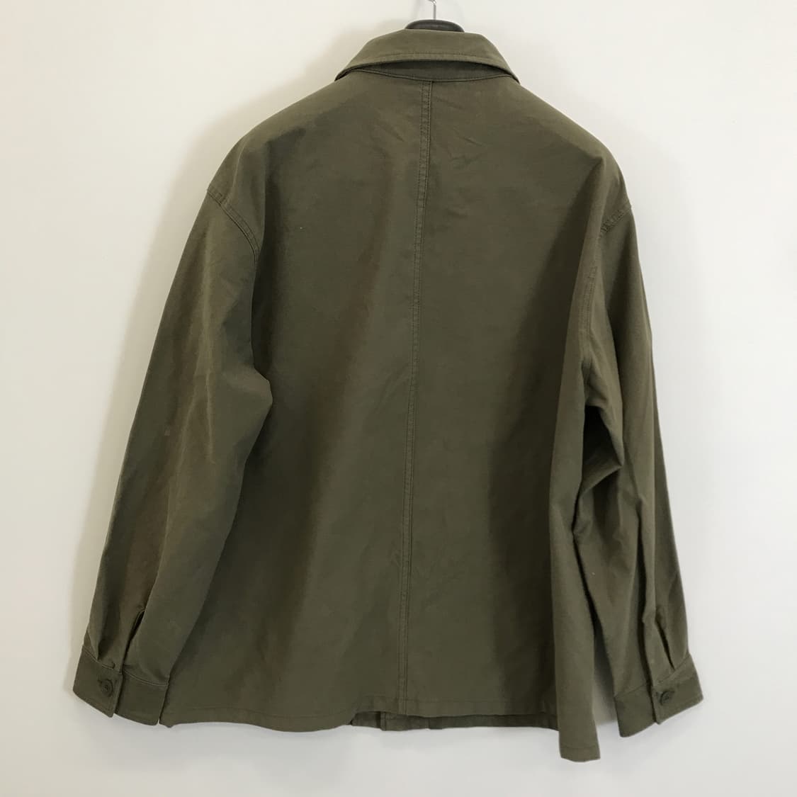 유니클로 오버 셔츠자켓 올리브 [XL] 상품이미지3