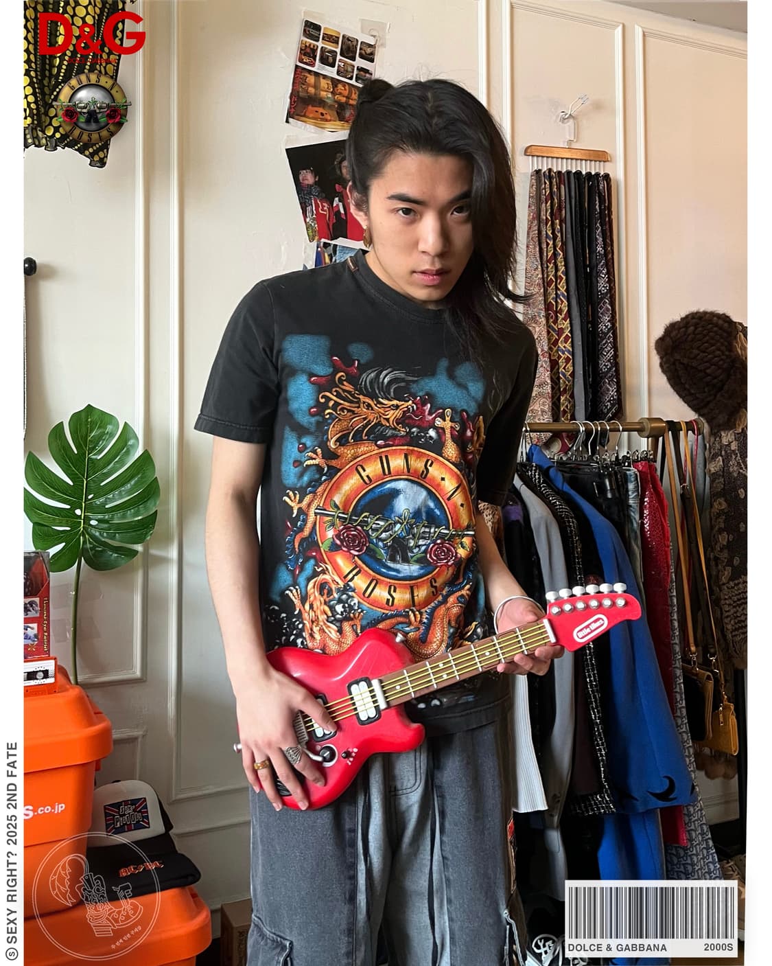 2000s D&G "Guns N' Roses" Print T-Shirt 상품이미지1