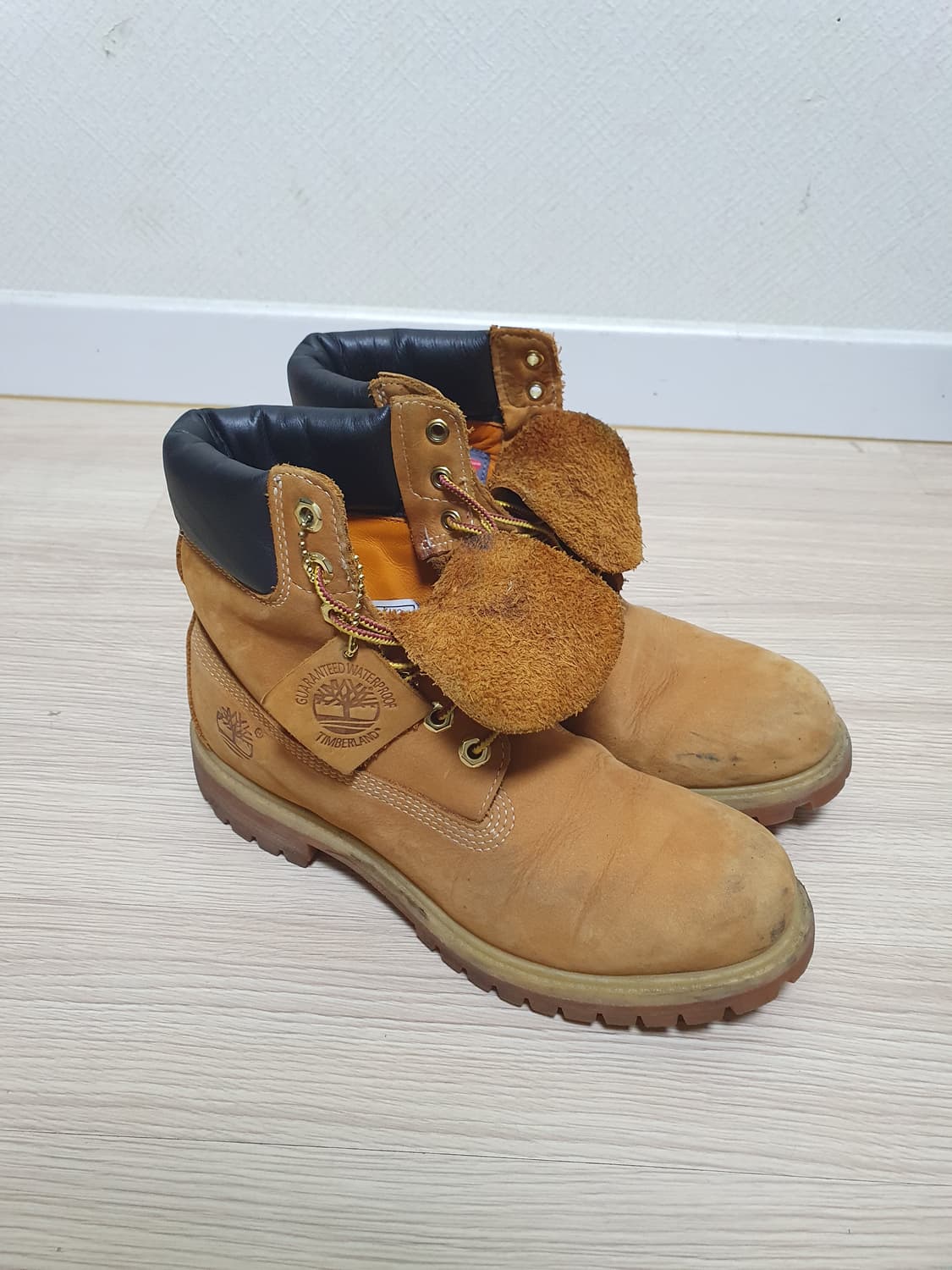 팀버랜드 6인치 옐로우 부츠 260 상품이미지2