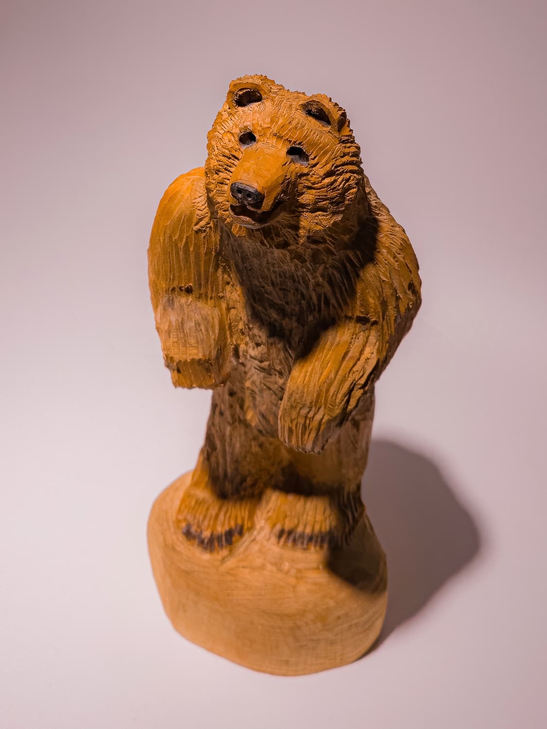 Hand-carved Wooden Standing Bear 상품이미지10