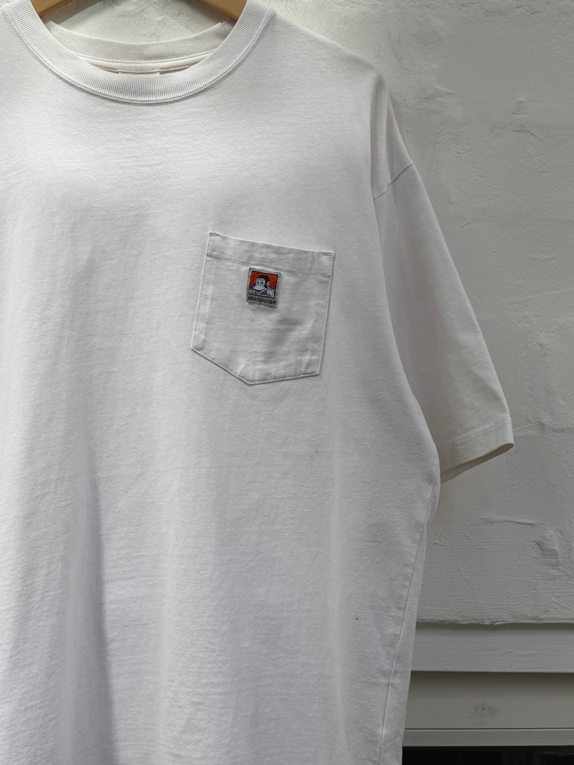 Ben Davis 벤 데이비스 화이트 포켓 반팔티 XL 상품이미지4