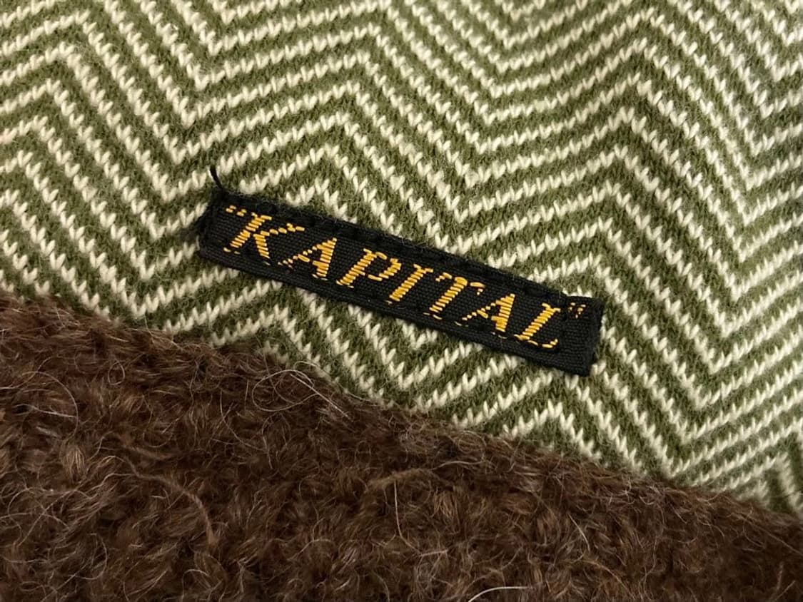  캐피탈 퍼 X 헤링본 비니 캡 상품이미지5