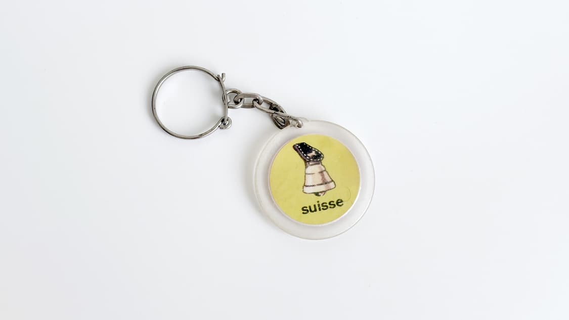 빈티지 일러스트 키체인 ‘Suisse’ 상품이미지5