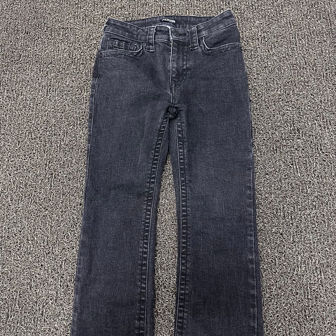 트루릴리젼 여성 데님 흑청 청바지 부츠컷 팬츠 26인치 상품이미지2