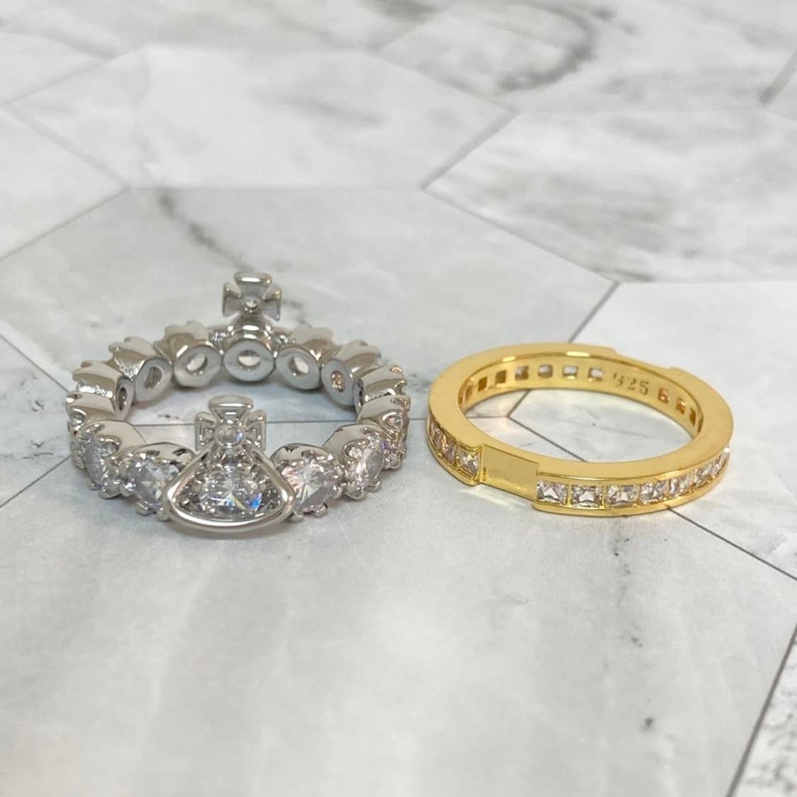 비비안웨스트우드 투웨이 orb로고링 반지(새상품) 상품이미지3