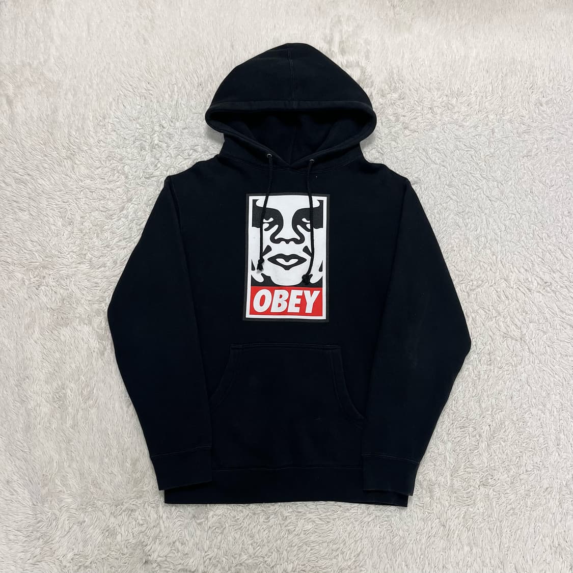 Obey black icon hoodie 상품이미지4