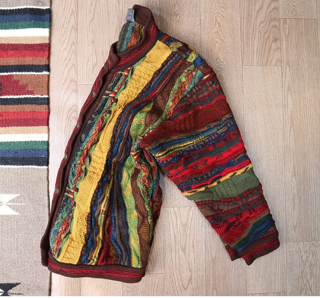 호주산 80~90s coogi 쿠지  7버튼 울100% 스웨터

 상품이미지1