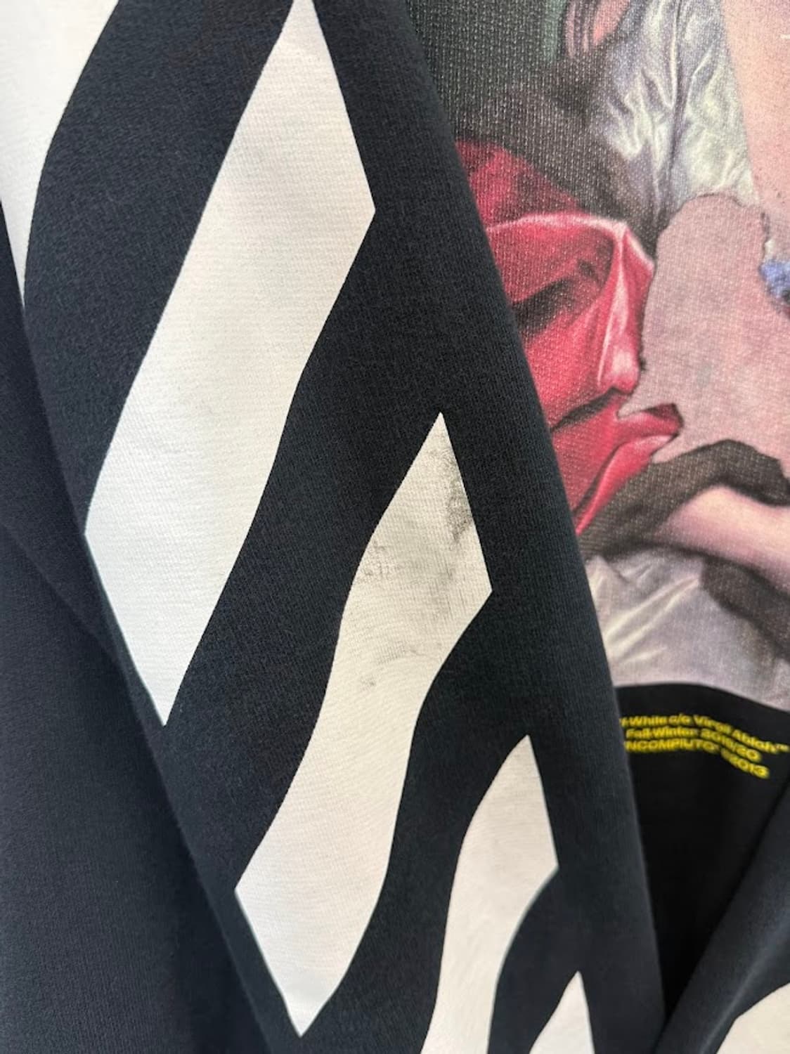 오프화이트 마리아나 후드집업 블랙 상품이미지10