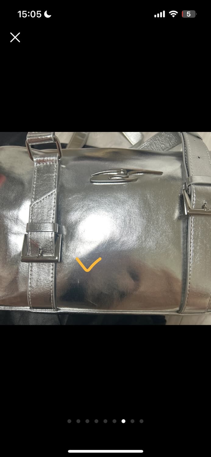 [LEEY] PALQUE BELT TOTE BAG SILVER/가격내림X 상품이미지7