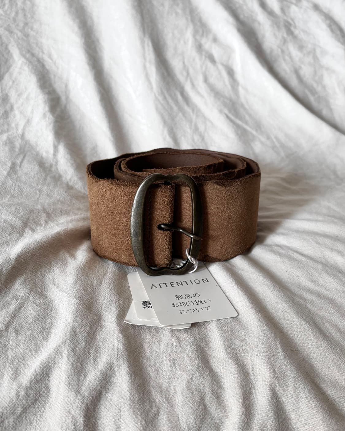 마르지엘라 ss06 스웨이드 레더 벨트 상품이미지1