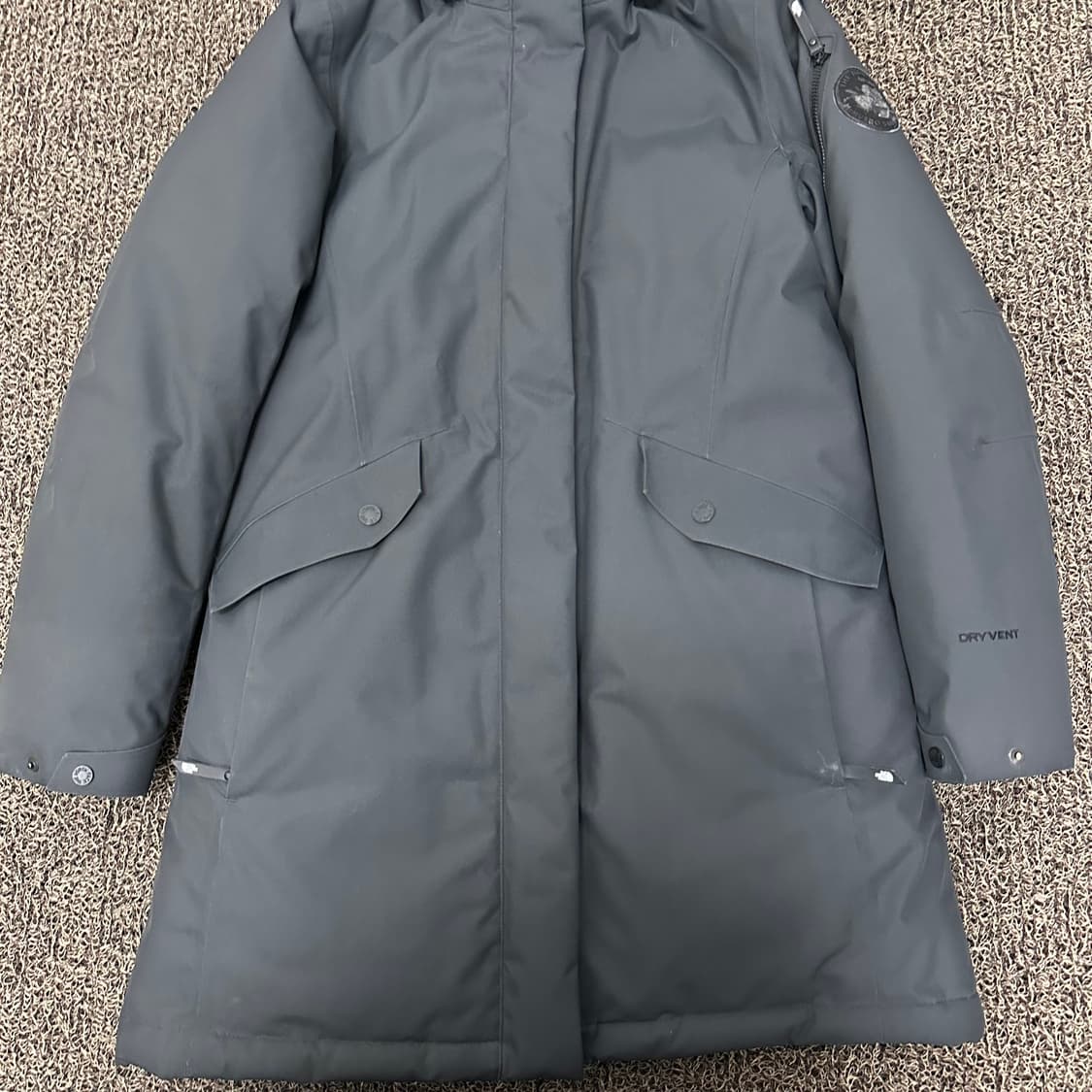 노스페이스 여성 구스다운 롱패딩 90(M) 상품이미지3