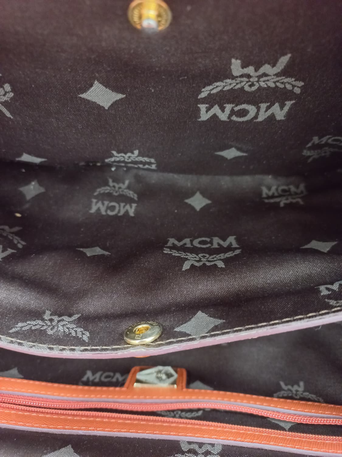MCM 오렌지 토트백 상품이미지6