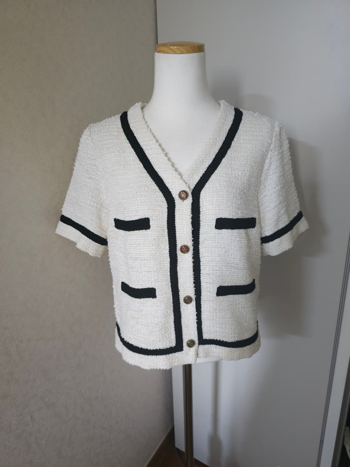 니쁜스 트위드 가디건형 자켓 상품이미지2