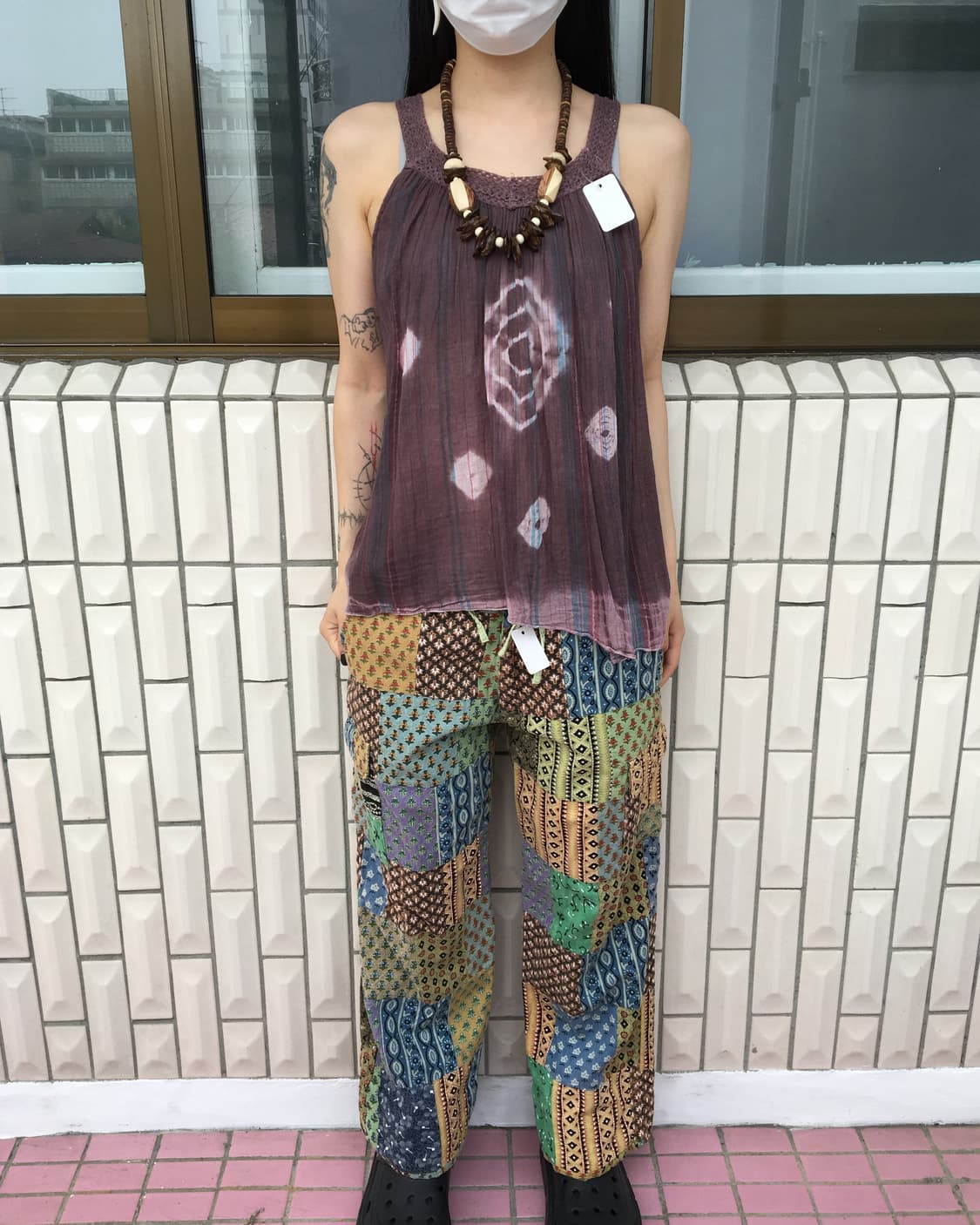 Patch work point pocket pants 상품이미지6