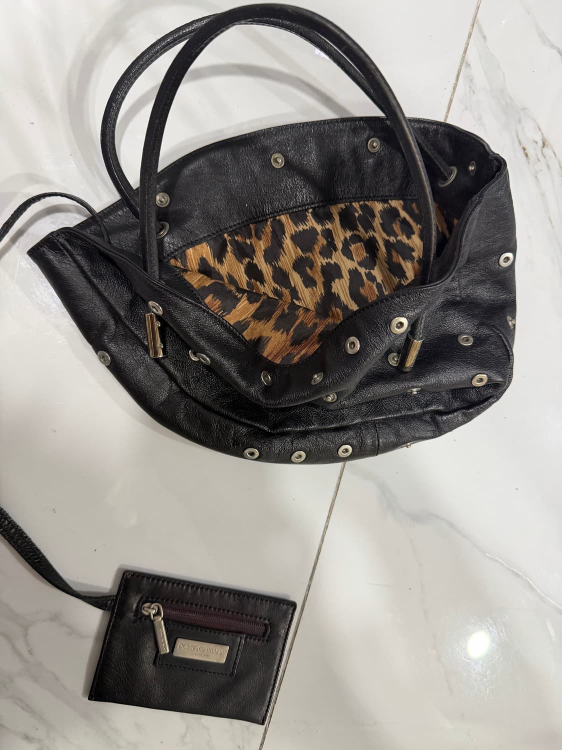 Dolce & Gabbana stud  leather bag y2k 상품이미지5