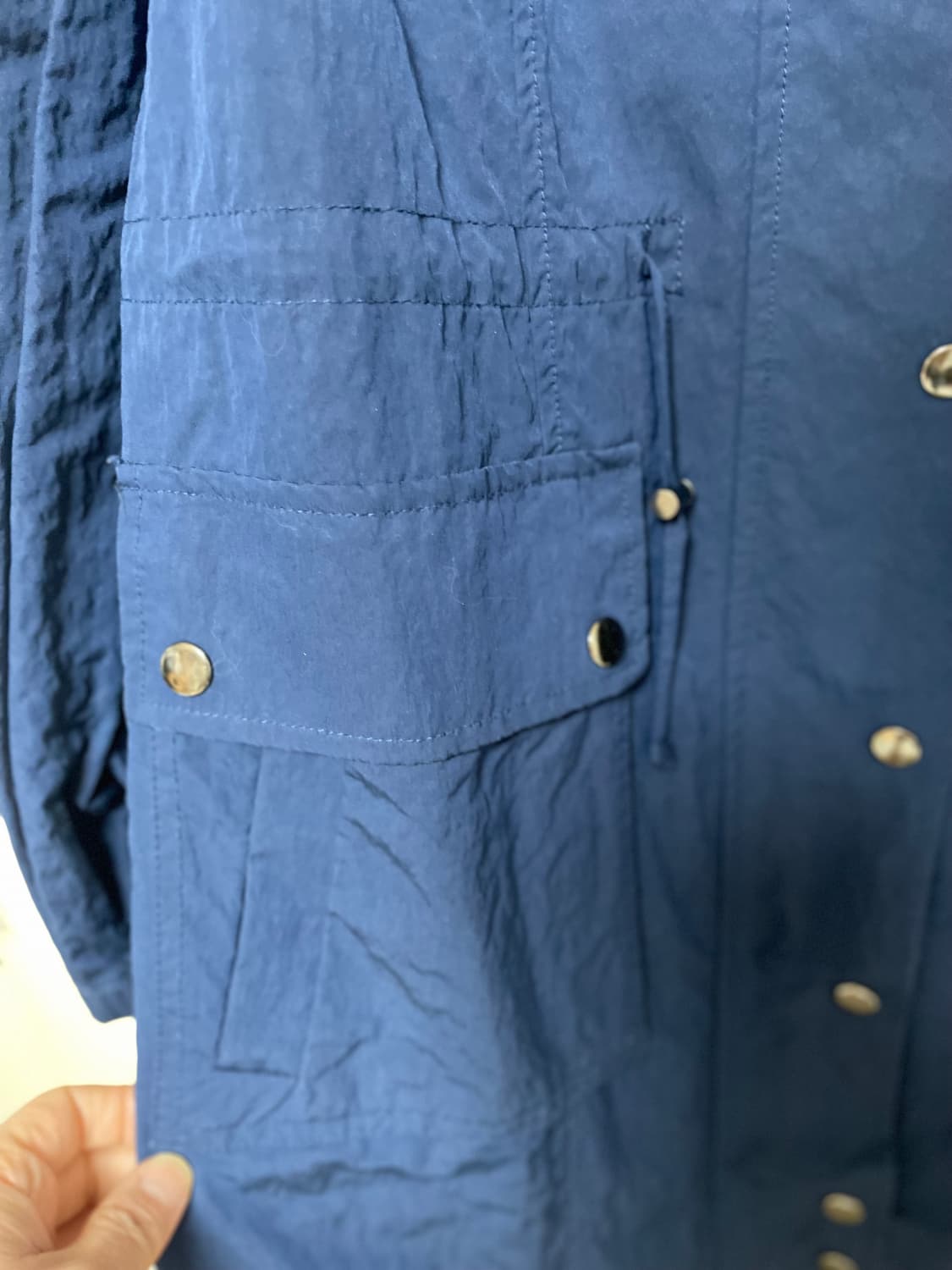 바나나 리퍼블릭 네이비 여성 야상 코트 XS 상품이미지6