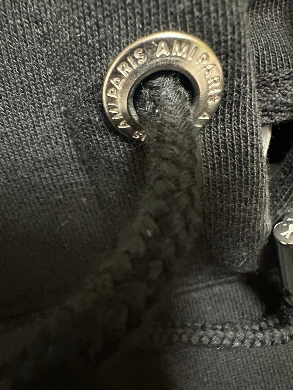 아미 파리스 블랙 후드티 상품이미지5