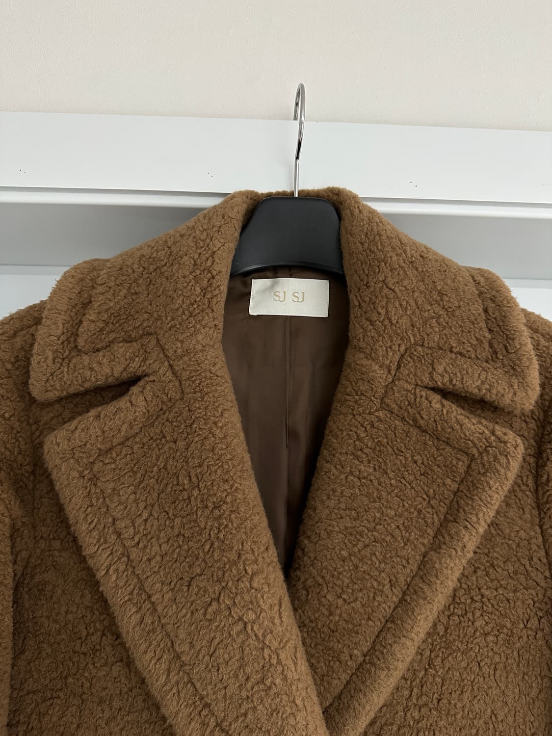 [SJSJ] 여성 이태리 울 테디베어  코트 상품이미지6