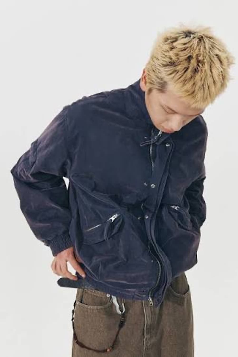 999휴머니티 어드벤처 블리치드 봄버 자켓 상품이미지3