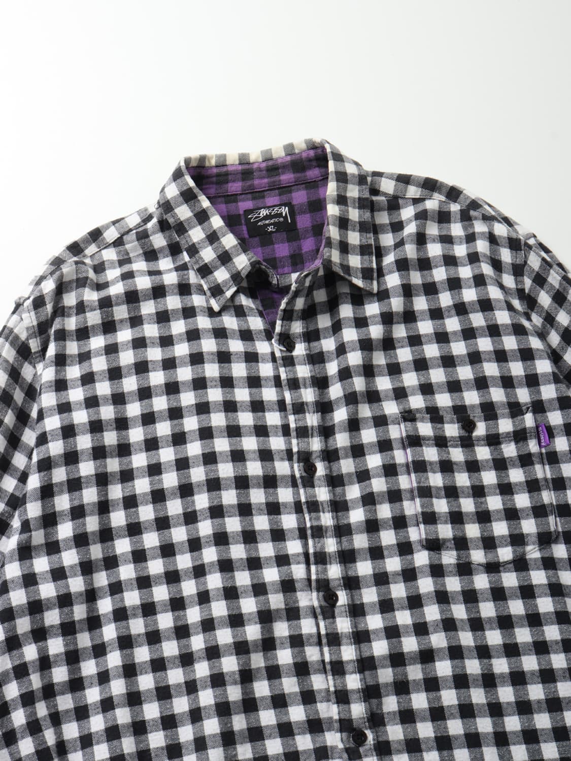 STUSSY Gingham Check Flannel Shirt 상품이미지3
