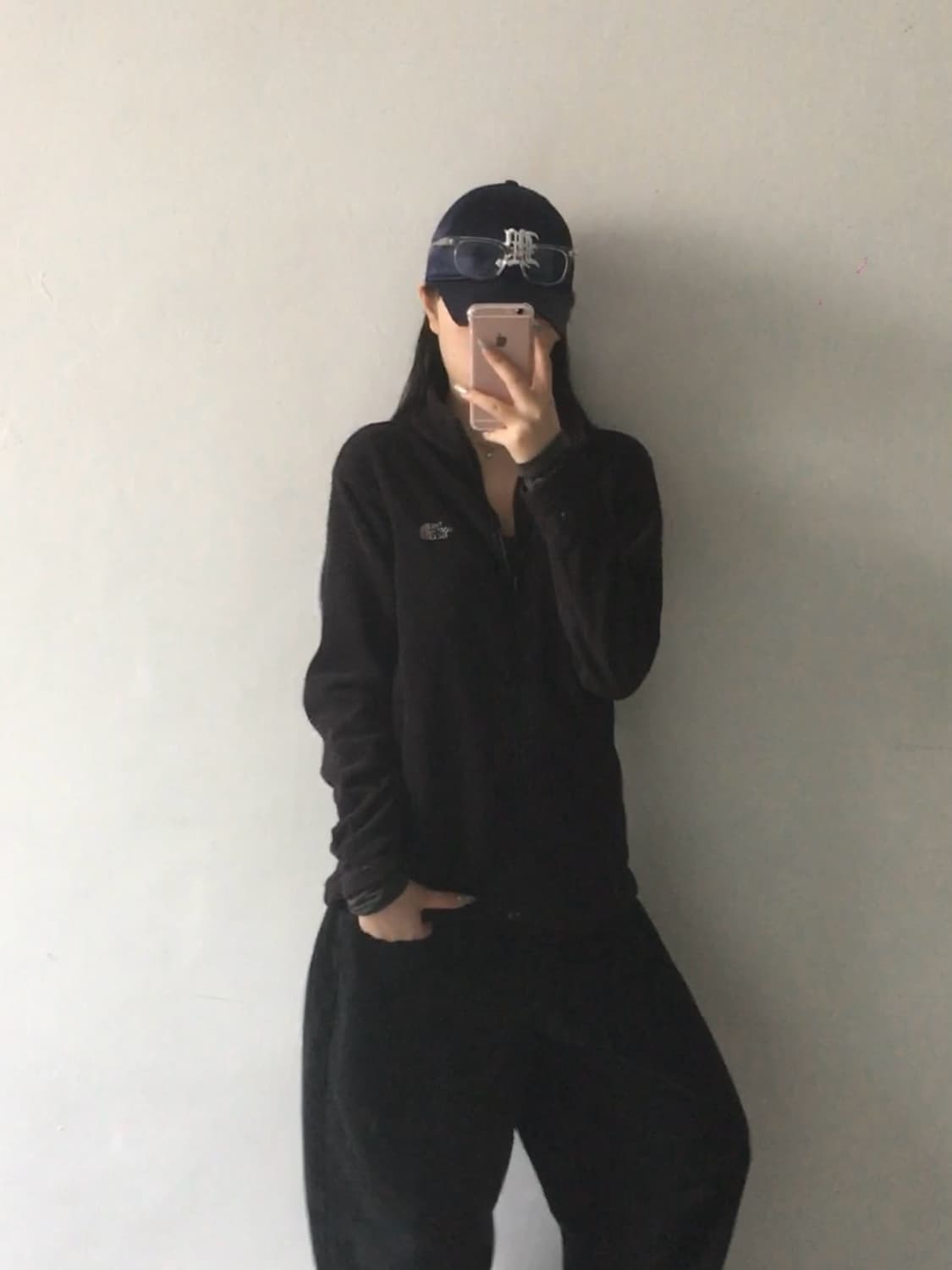 노스페이스 자수로고 플리스집업 상품이미지2