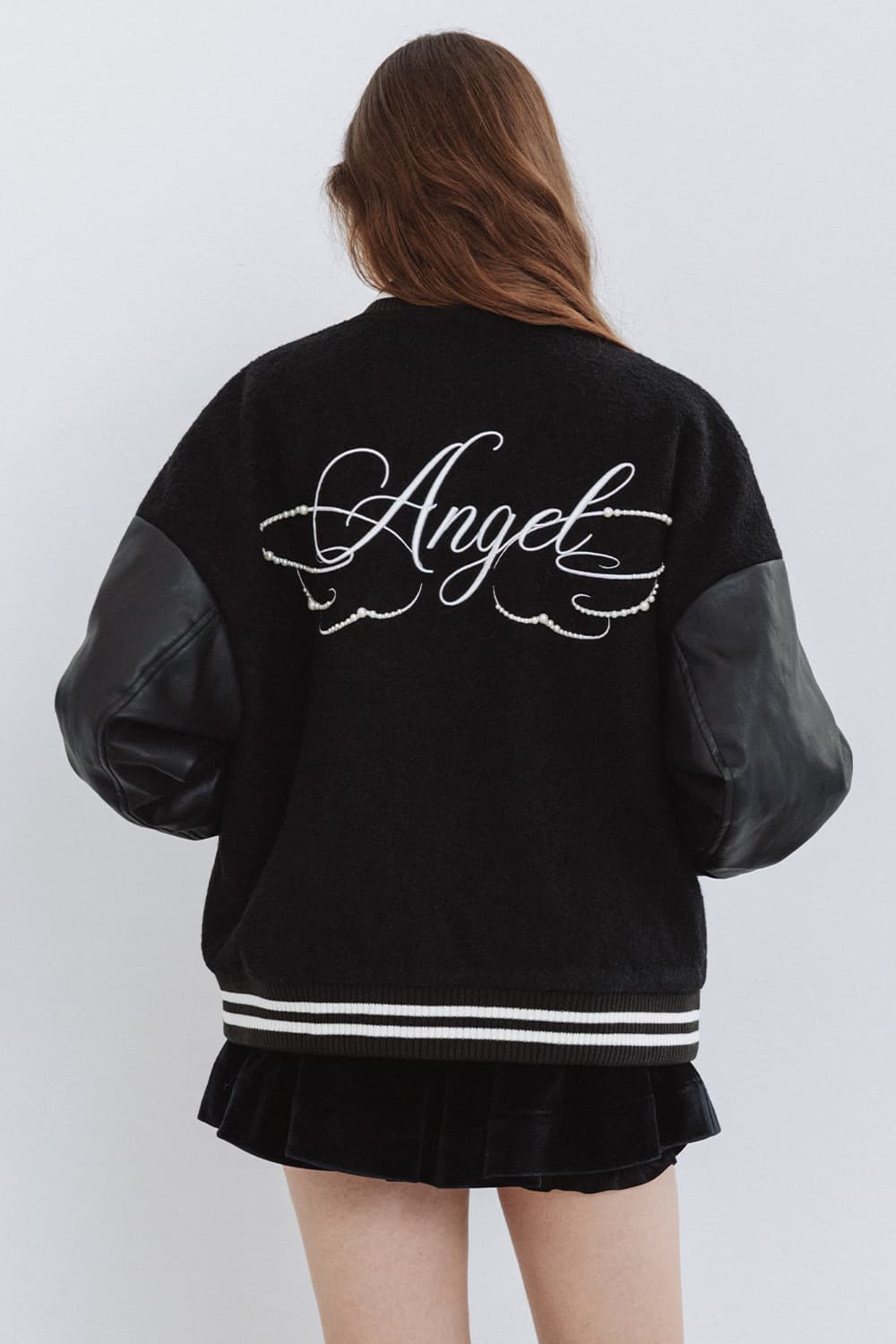 더티스 엔젤 펄 바시티자켓 상품이미지1