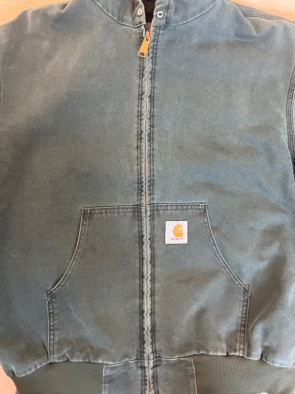 칼하트 덕 액티브 워크자켓 그린 상품이미지4