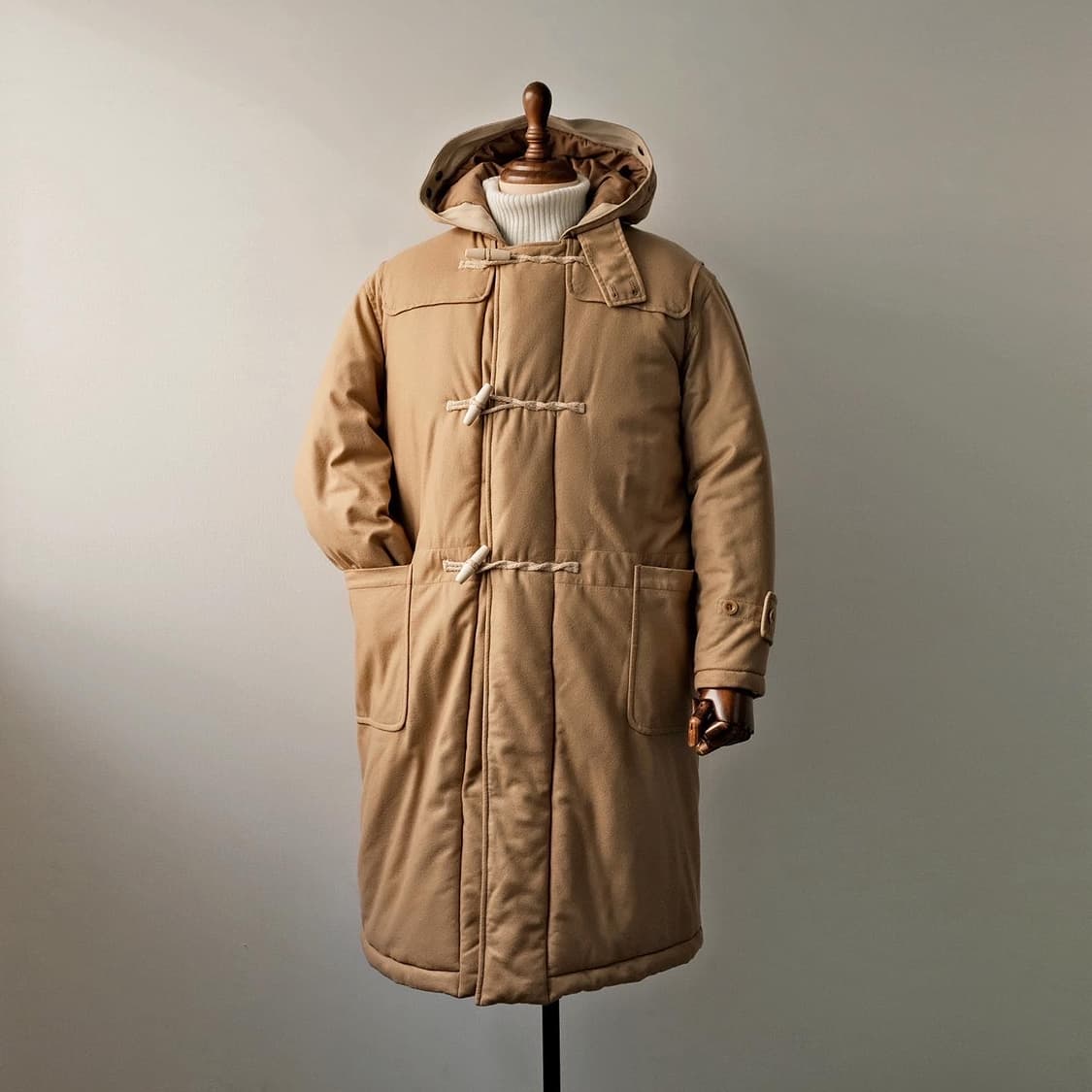 글로버올 빔즈 패디드 울 캐시미어 더플코트 50 상품이미지8