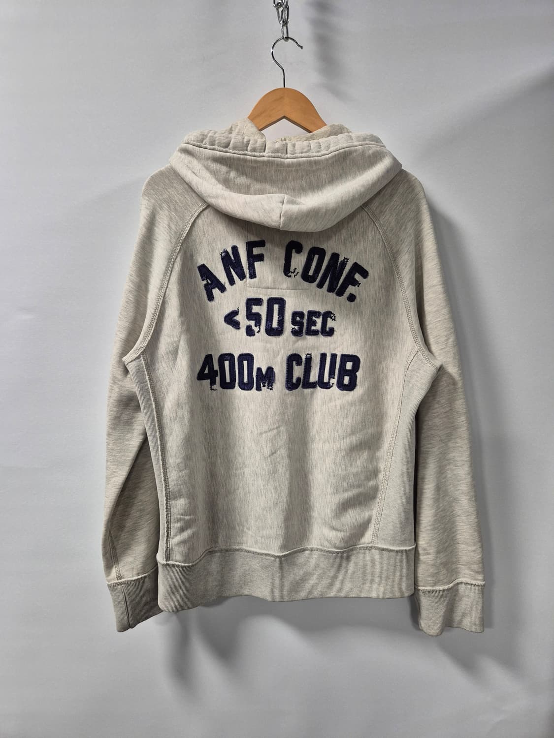 아베크롬비 Y2K 대장급 멜란지그레이 반집업 후드티(상태A급) 상품이미지7