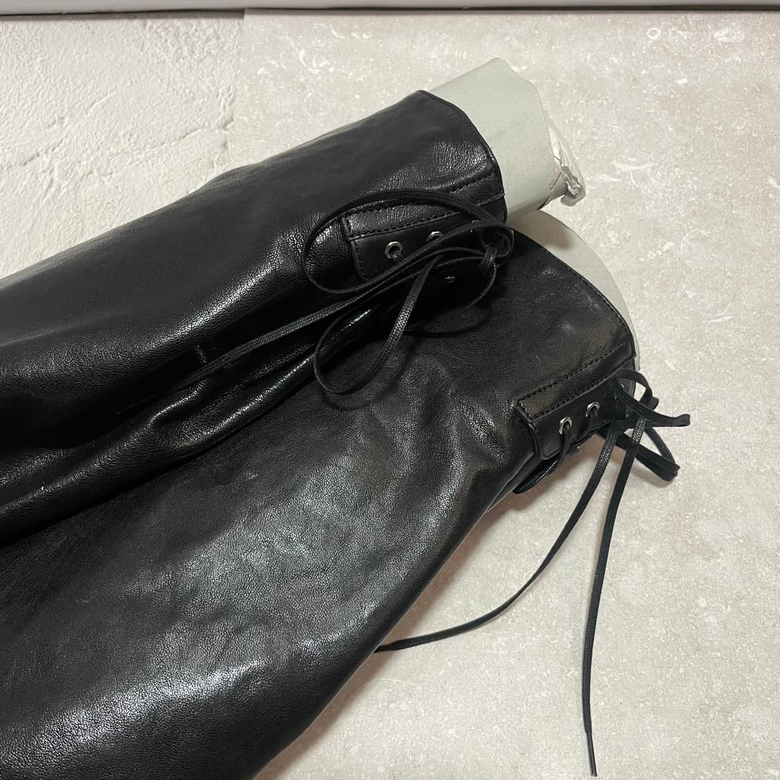 [37] 팔로마울 빅토리아 레더 롱부츠 블랙 상품이미지3