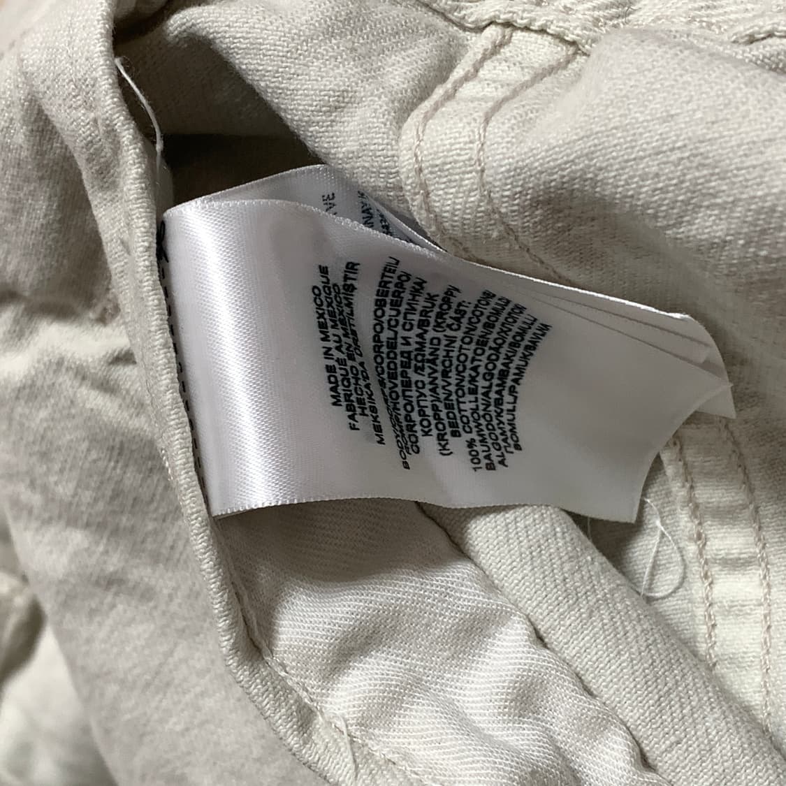 폴로 가먼트다이 트럭커자켓 아이보리 L 새상품 상품이미지8