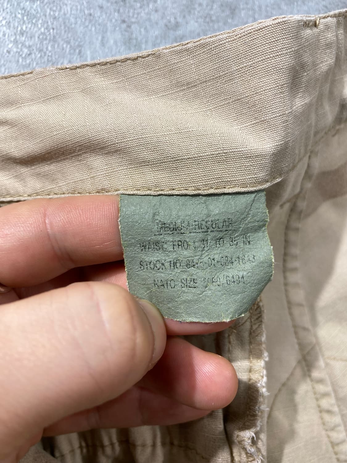 [M] U.S.ARMY 미군 데저트 카모 밀리터리 BDU 카고팬츠 상품이미지8
