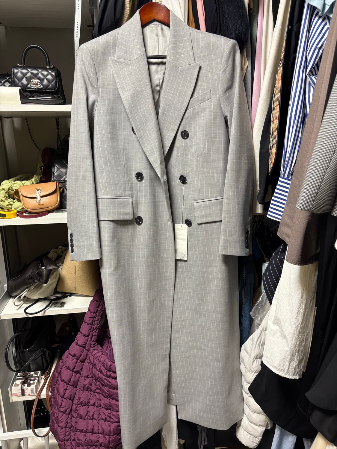 아르켓 테일러드 핀스트라이프 코트 36 상품이미지5