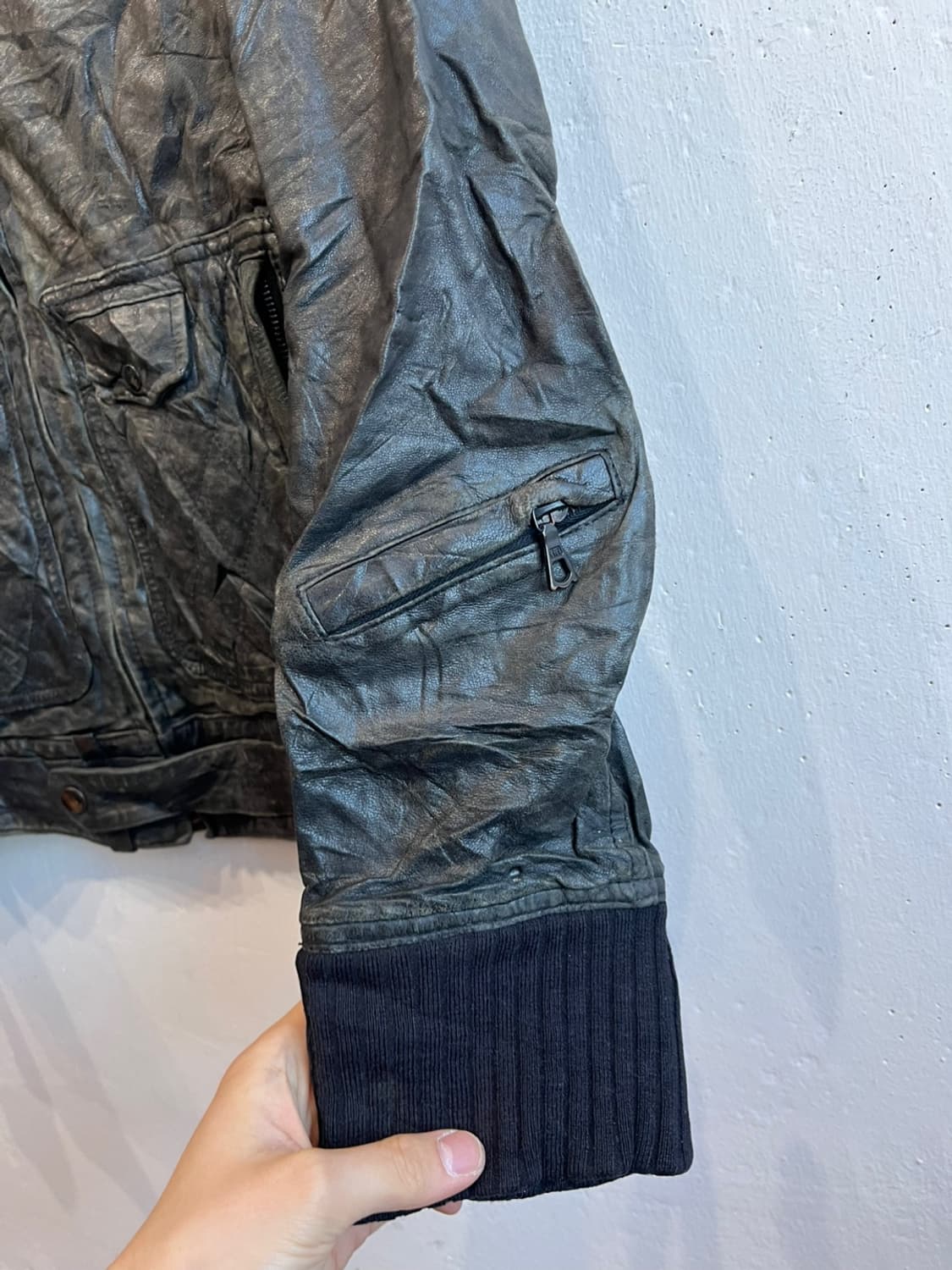 FACTOTUM 펙토텀 양가죽 레더 자켓 우먼즈 상품이미지6