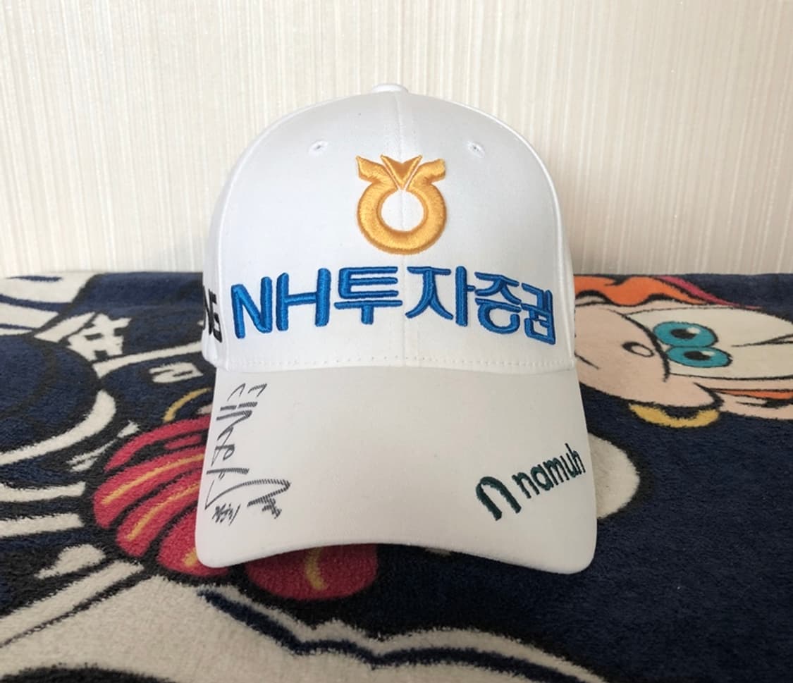 핑골프 NH투자증권 프로골프단 골프모자/정윤지프로 싸인모자 상품이미지4