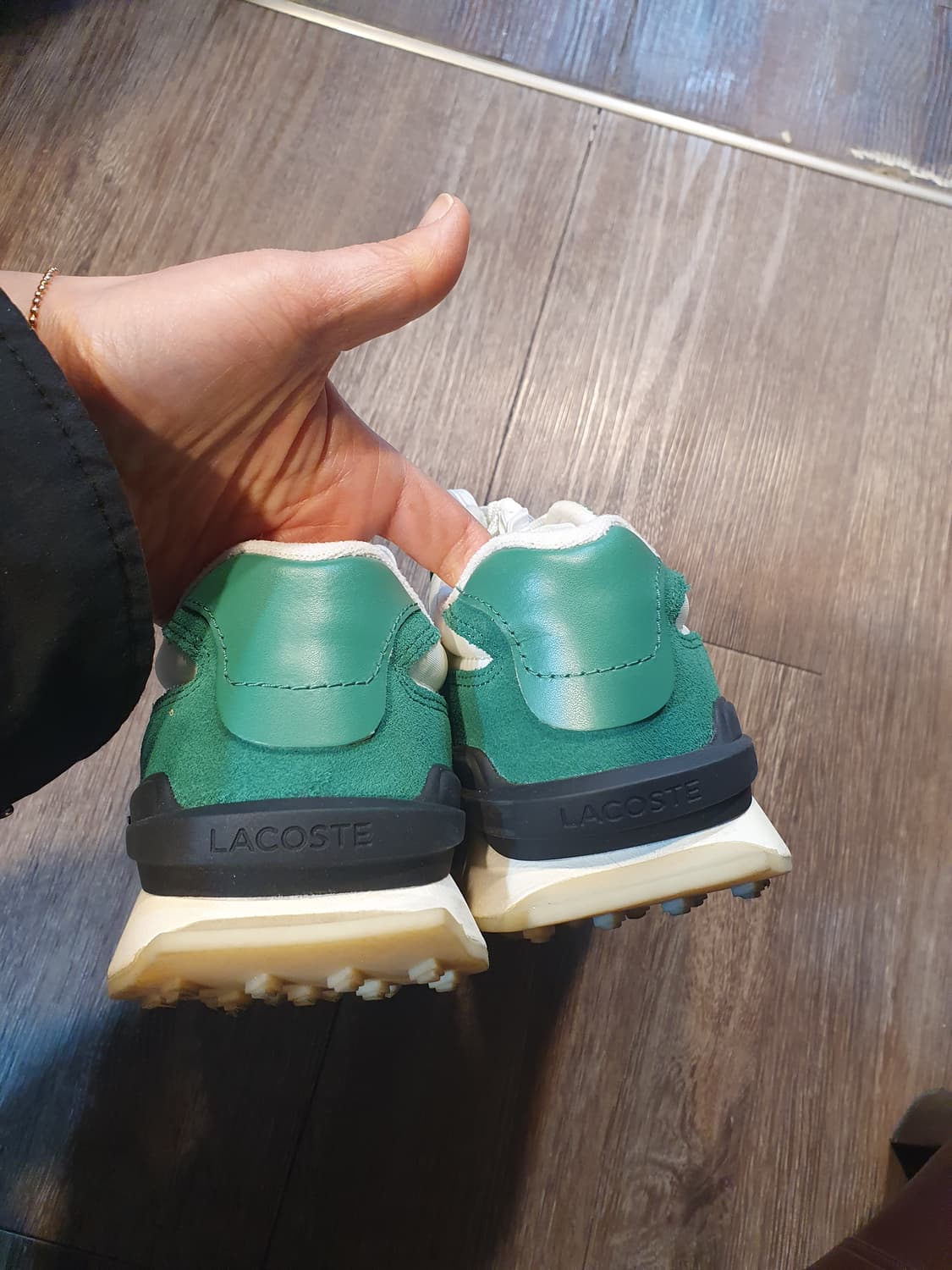 라코스테 스니커즈 그린/화이트 상품이미지4