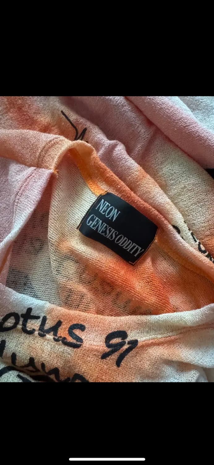 네온 제네시스 오디티 타이 다이 긴팔 티셔츠 상품이미지3