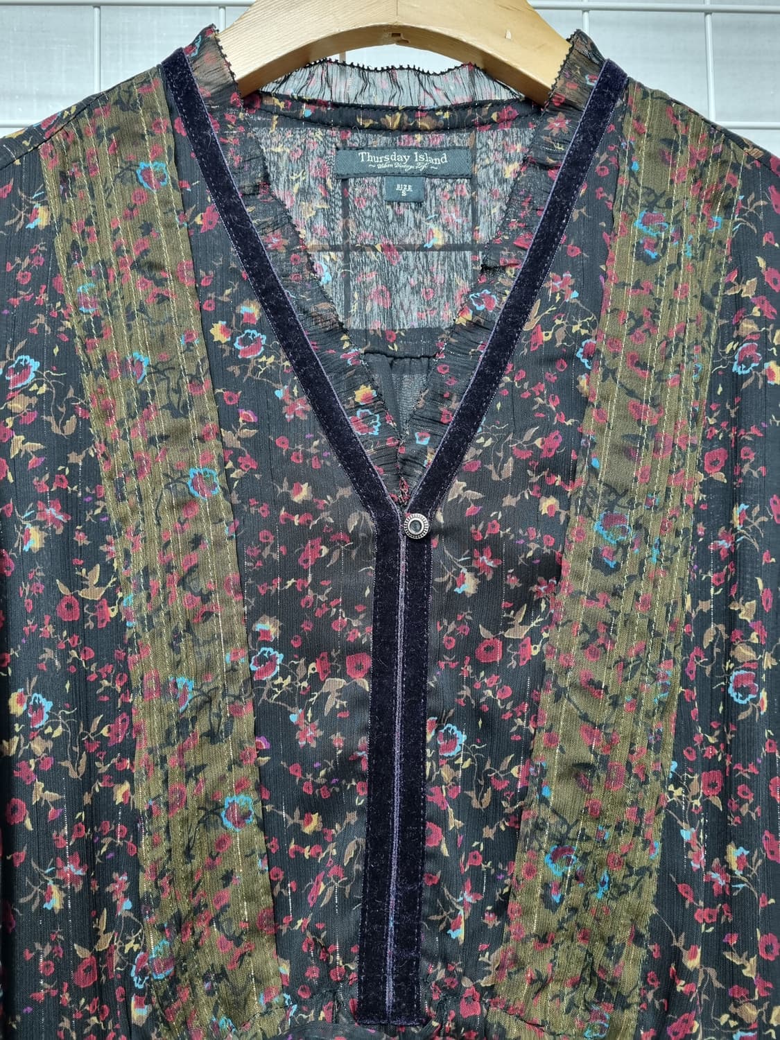 써스데이아일랜드 쉬폰원피스 상품이미지3