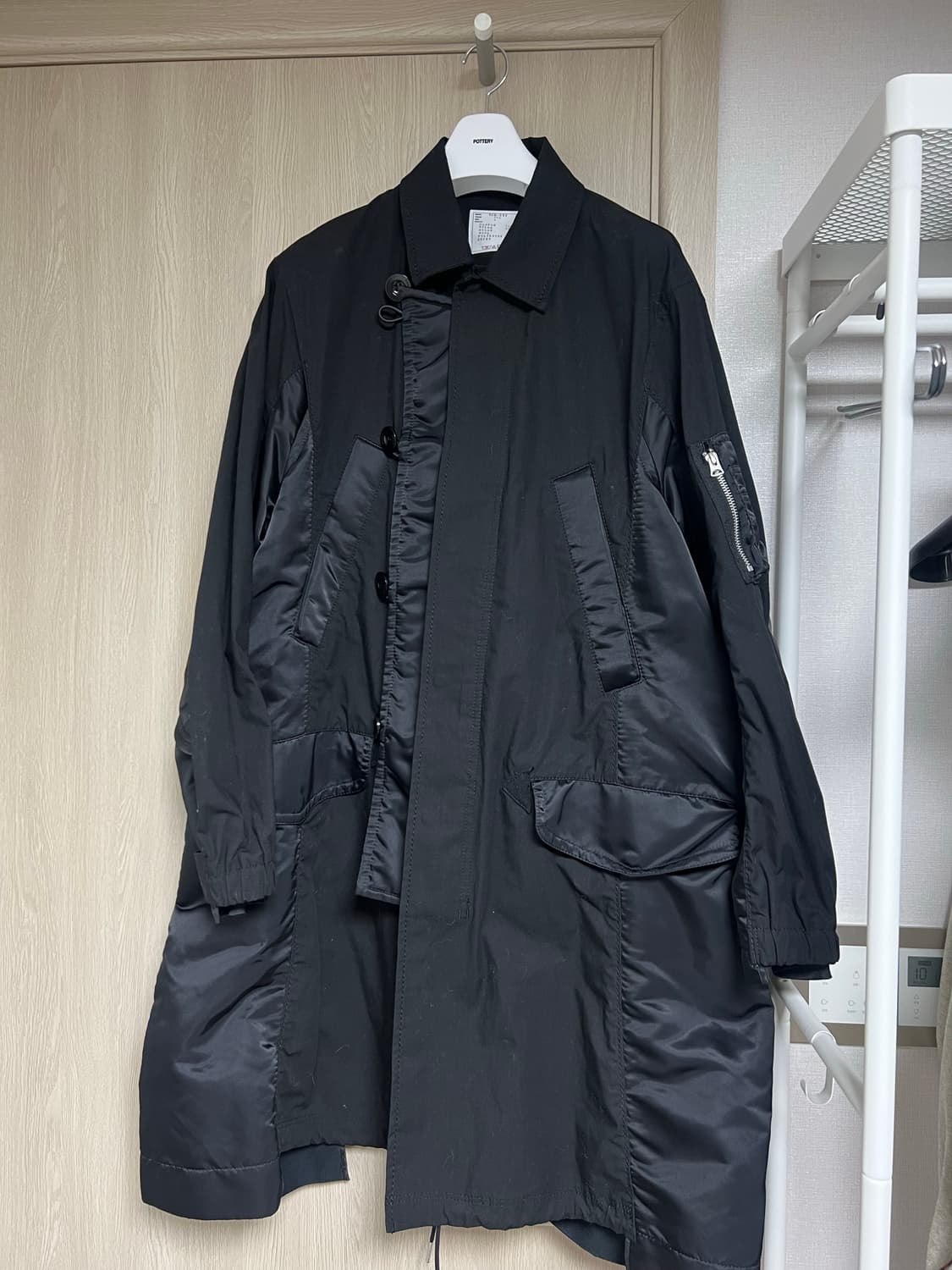 [3] 사카이 나일론 코트 상품이미지1