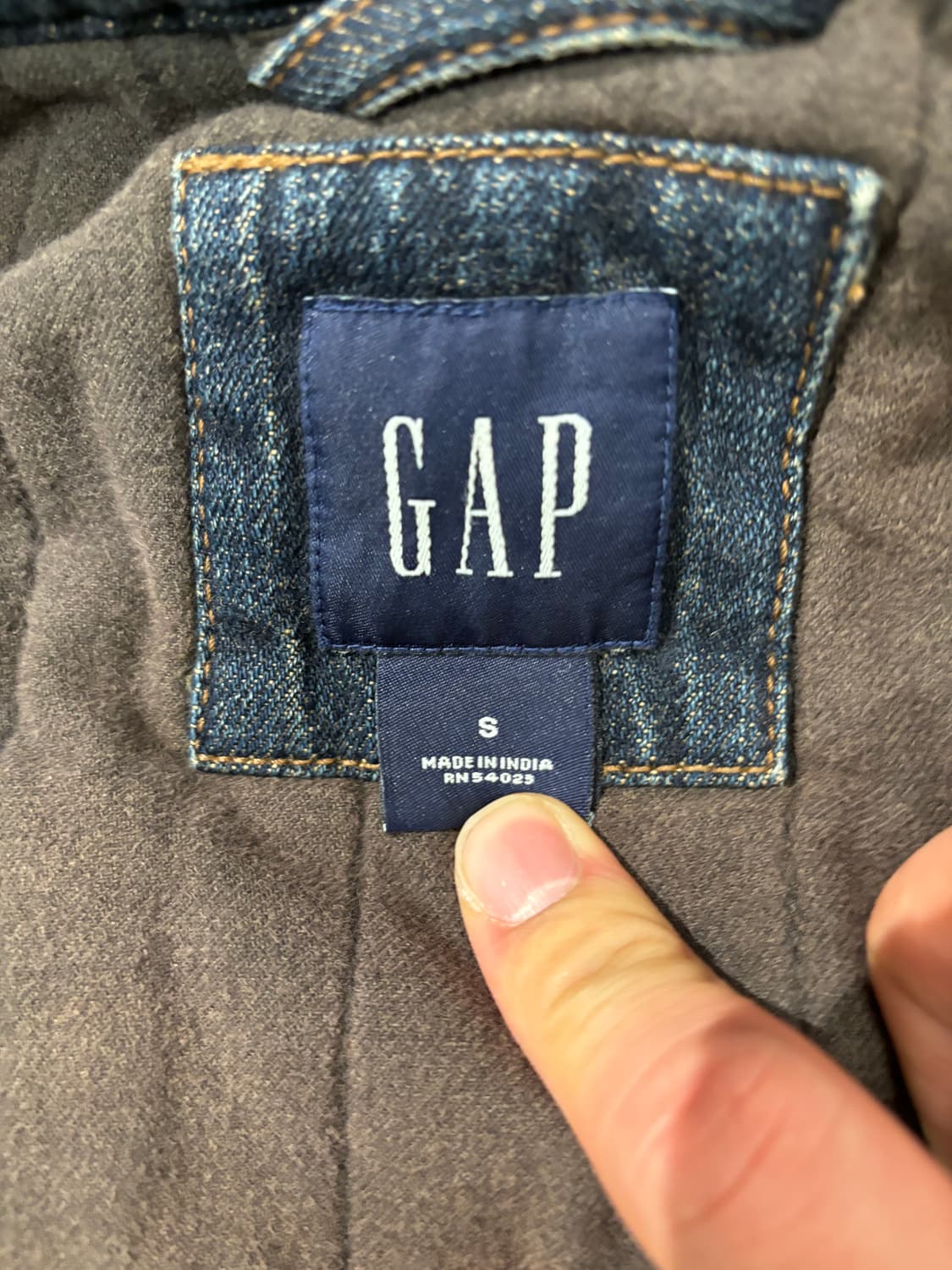 90’s GAP 데님 점퍼 자켓 상품이미지10