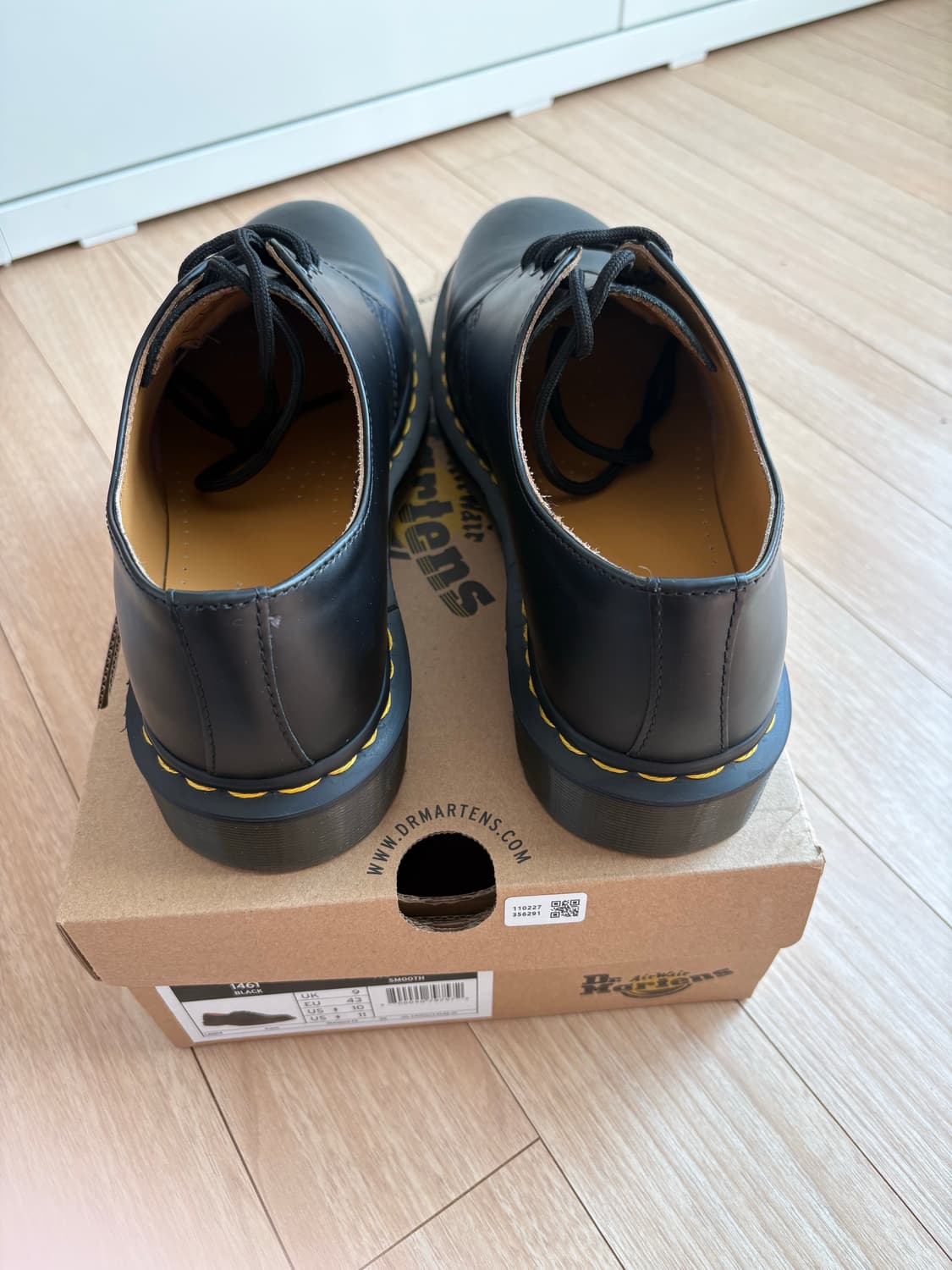 닥터마틴 1461 스무스 블랙 상품이미지3