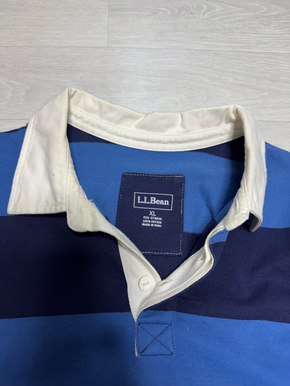 엘엘빈 llbean 빈티지 럭비 셔츠 상품이미지3