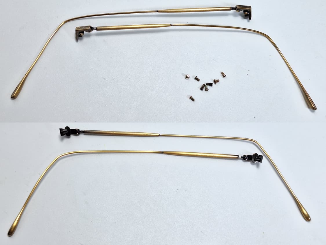 ERVIN BHRKH 일본 수제 장인 티타늄 하금테 안경테 일제 사바에 상품이미지9