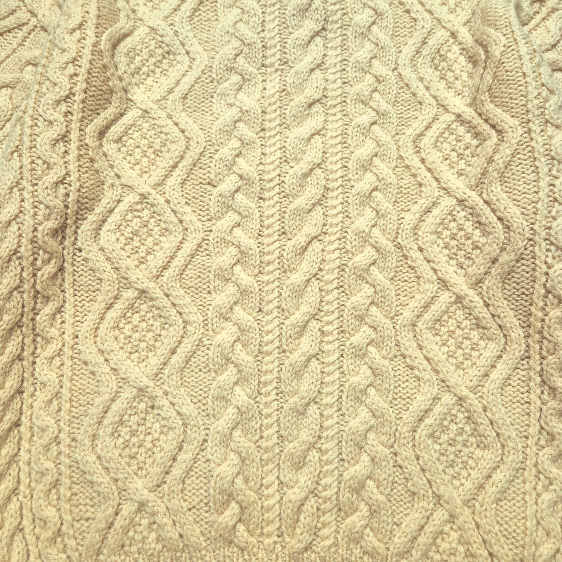 East Hampton 핸드메이드 꽈배기 가디건 M 상품이미지4