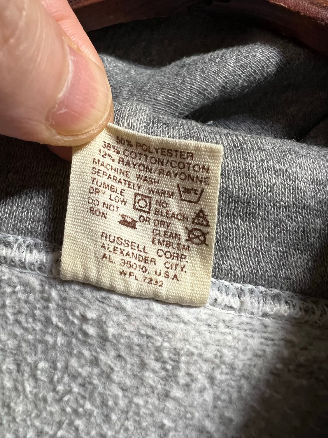 빈티지 70년대 러셀 애슬레틱 후드 상품이미지8