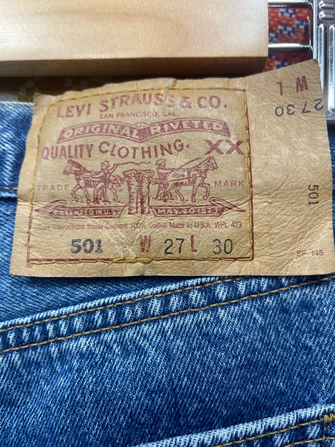 90s 리바이스 u.s.a  501 여성용. 27사이즈 상품이미지4