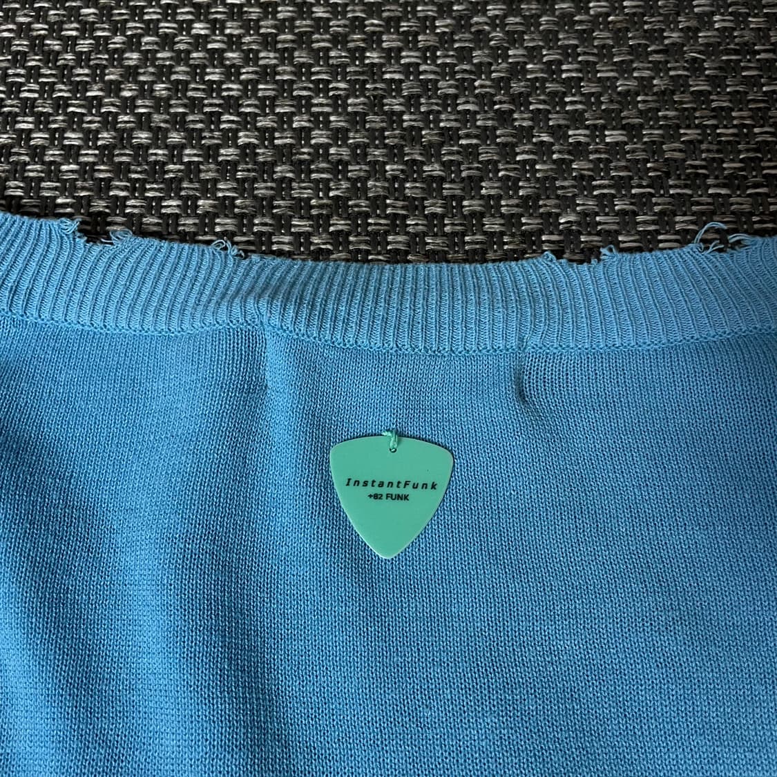 인스턴트펑크 블루 브이넥 가디건 상품이미지9